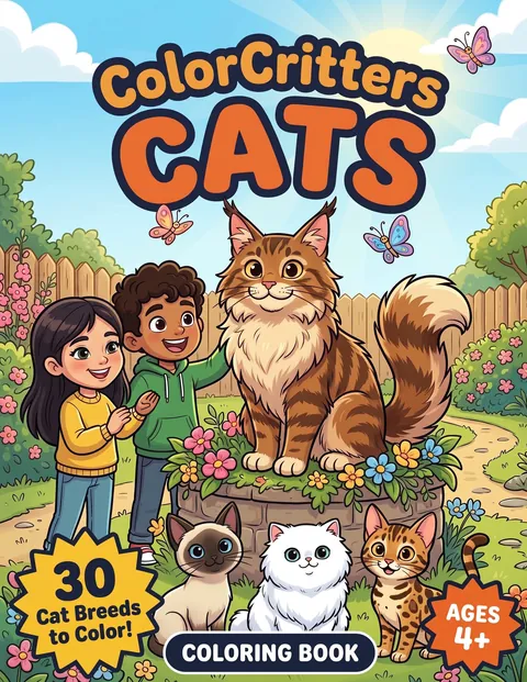 Cover of ColorCritters: Cats